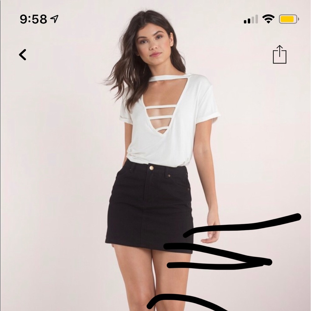 Tobi Deep Cut shirt
